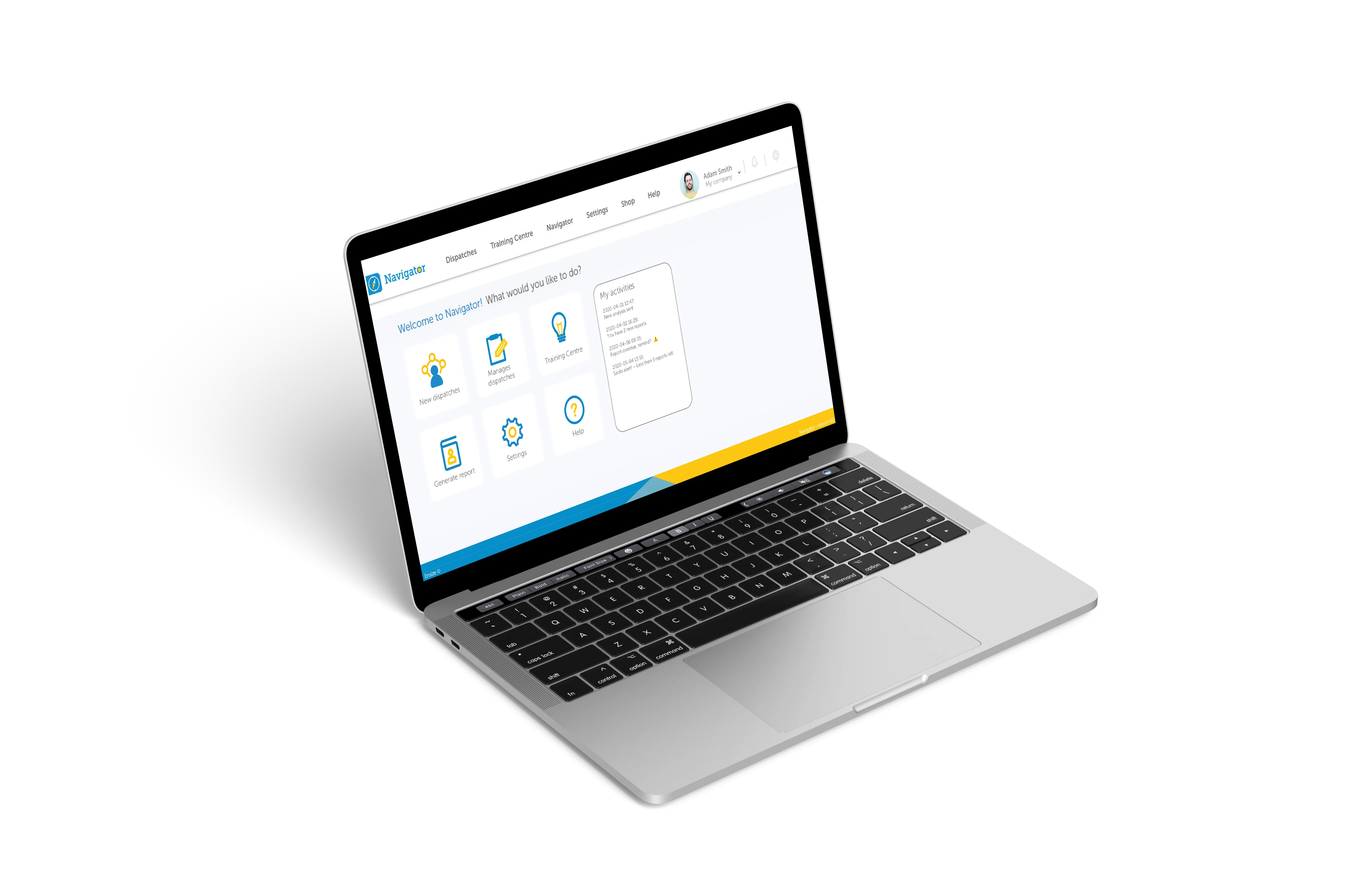 Ensize Navigator dashboard