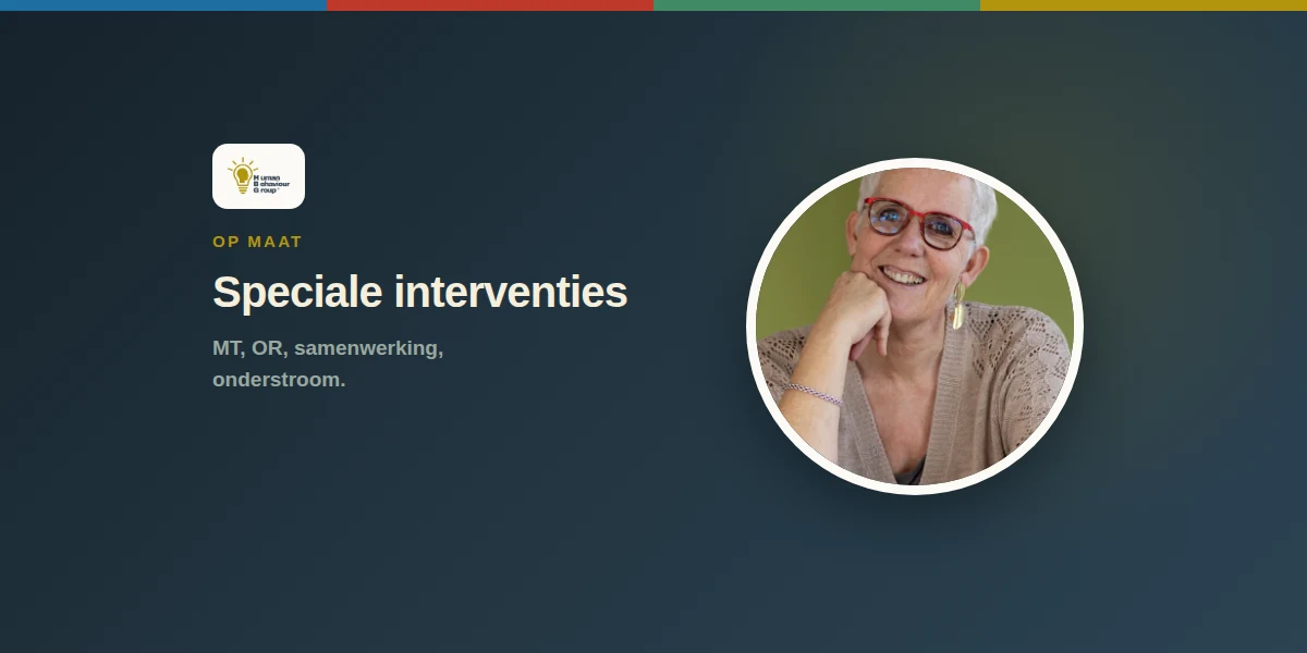 Kaartbeeld speciale interventies: portret van Margot de Jong, lachend in de camera