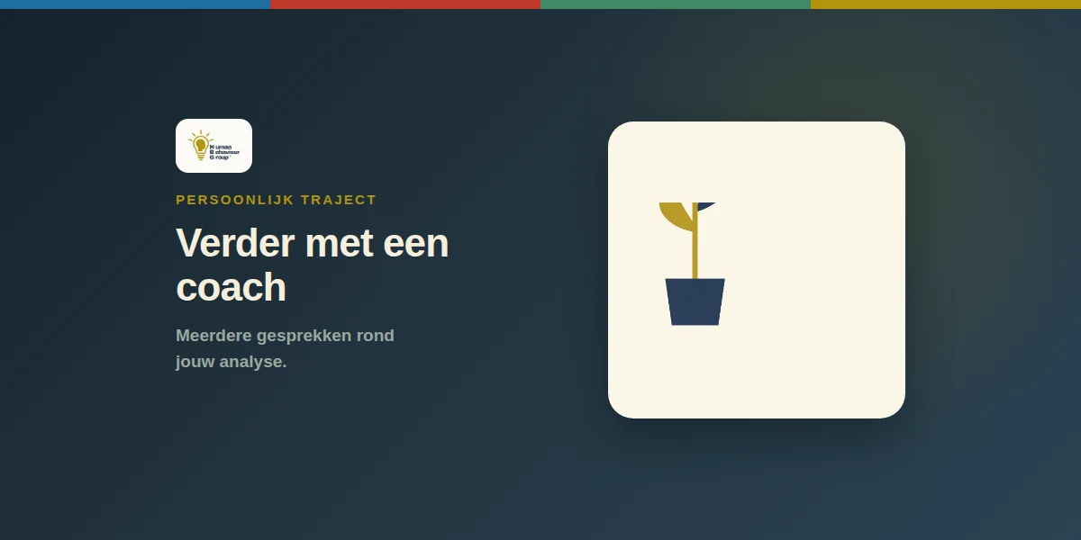 Kaartbeeld persoonlijk coachingstraject: pictogram van een groeiende plant