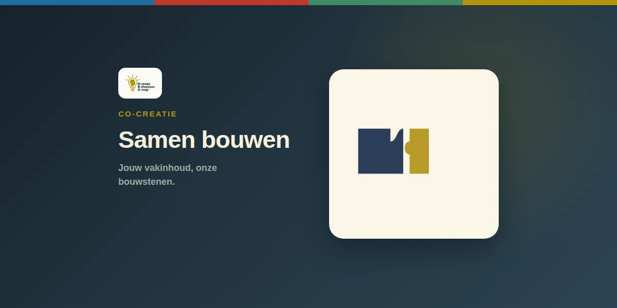 Pictogram van twee in elkaar grijpende puzzelstukken