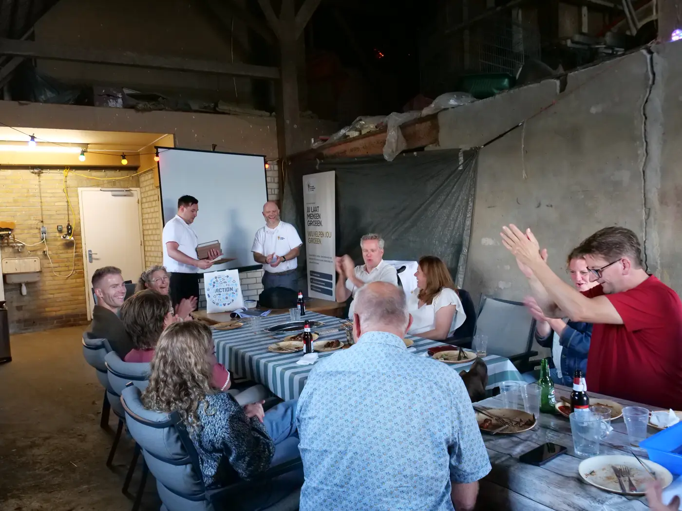 Partners klappen tijdens de uitreiking op de HBG Partnerdag 2026